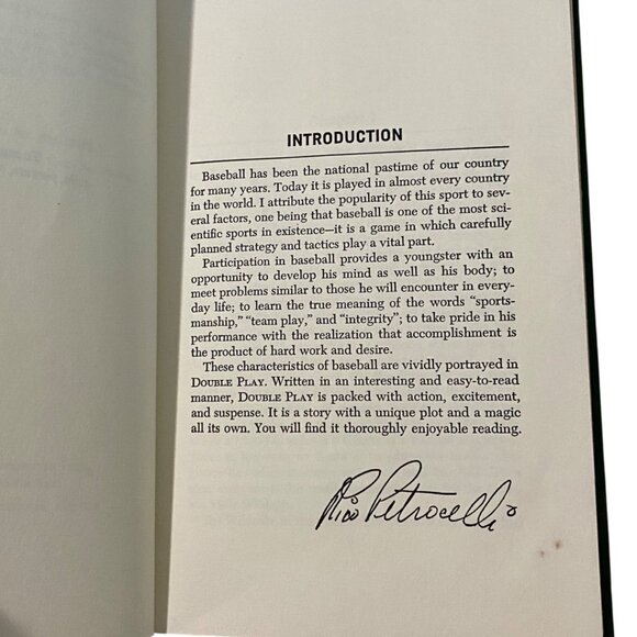 Double Play Hardcover Book Stephen R Lewinstein Baseball Sports Boys Young Adult - Picture 6 of 9